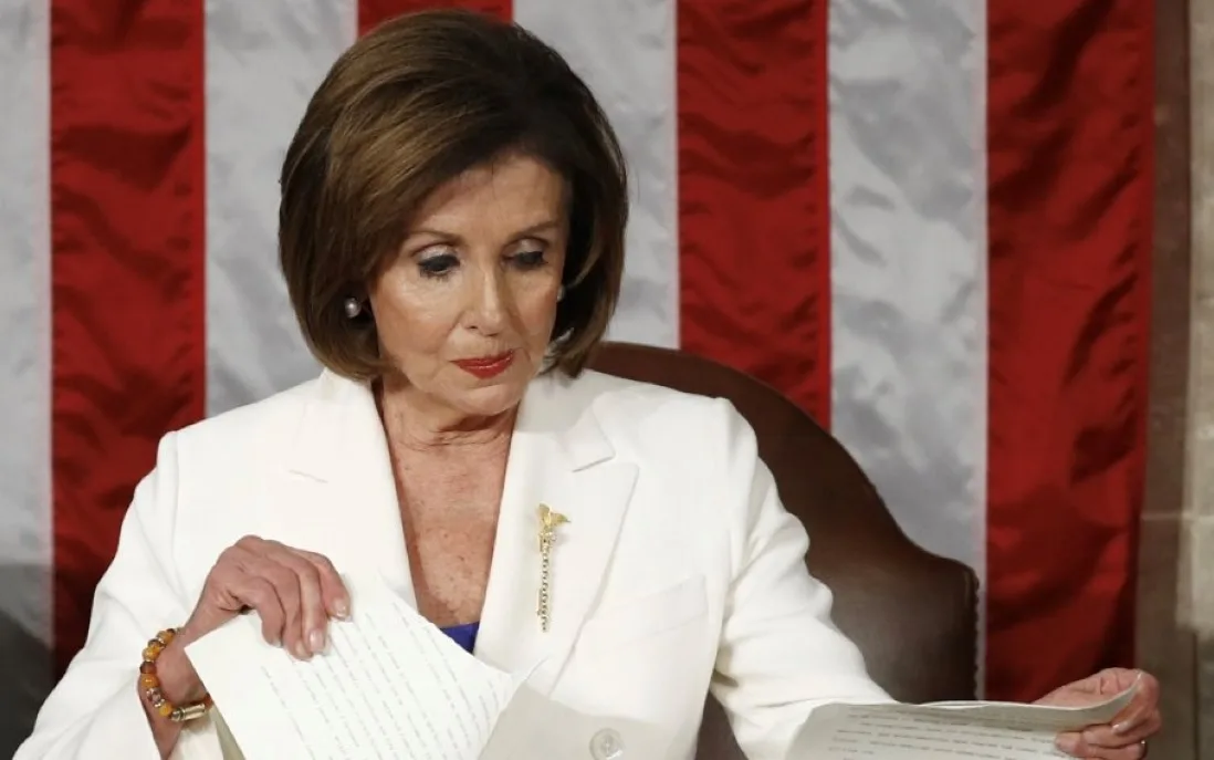Nancy Pelosi, 2020 State of the Union Address, tears up President Trump's speech