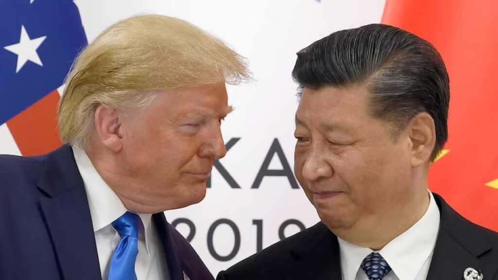 Donald Trump with Xi Jinping