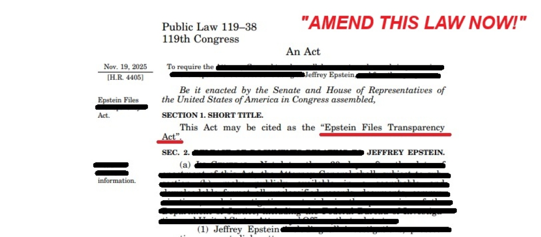 Epstein Files Full Transparency Amendment Act of 2025